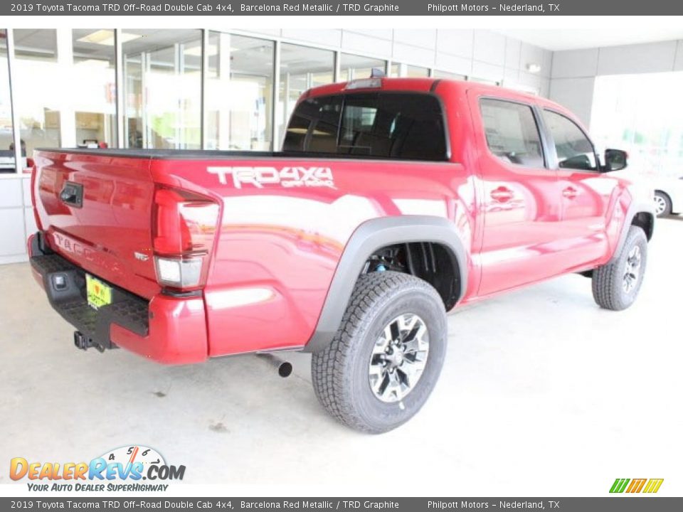 2019 Toyota Tacoma TRD Off-Road Double Cab 4x4 Barcelona Red Metallic / TRD Graphite Photo #6