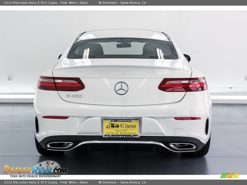 2019 Mercedes-Benz E 450 Coupe Polar White / Black Photo #3