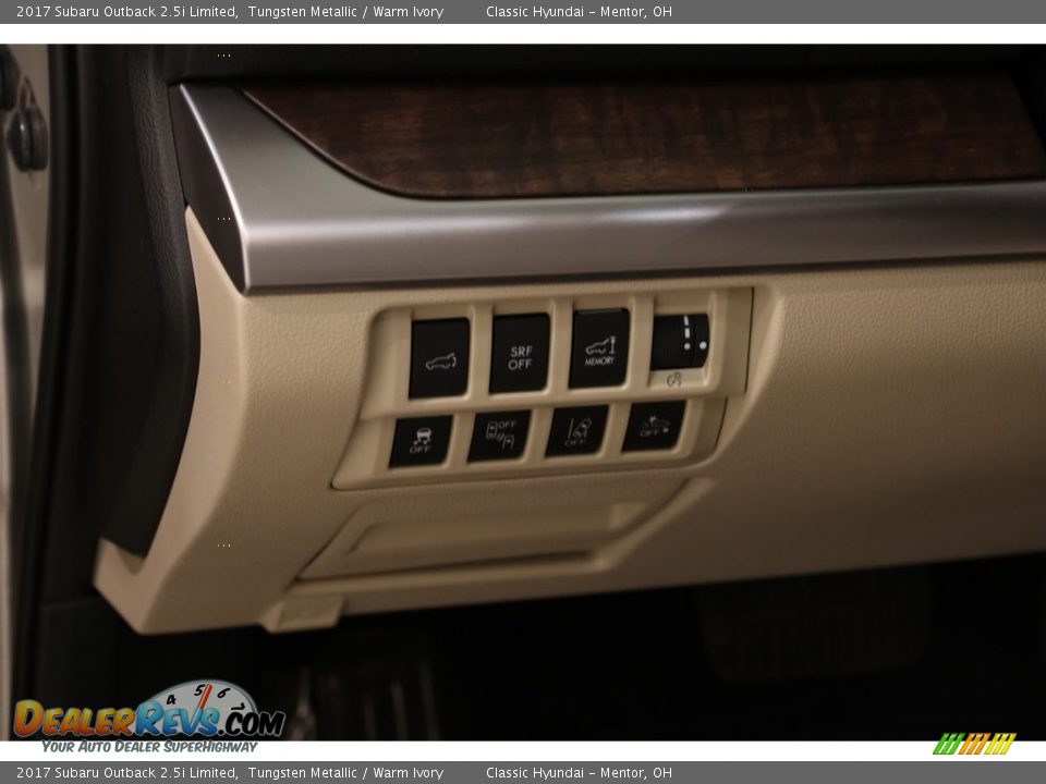 2017 Subaru Outback 2.5i Limited Tungsten Metallic / Warm Ivory Photo #6