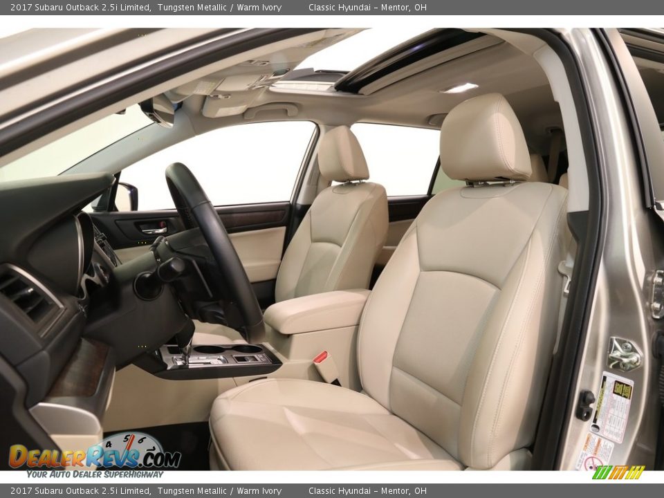 2017 Subaru Outback 2.5i Limited Tungsten Metallic / Warm Ivory Photo #7