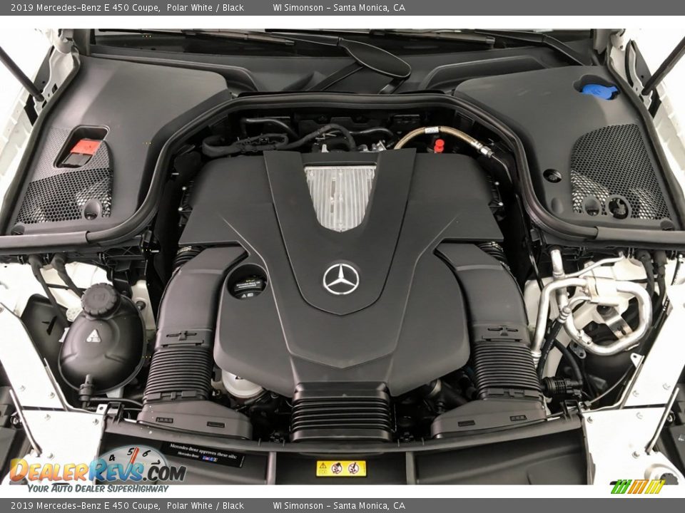 2019 Mercedes-Benz E 450 Coupe Polar White / Black Photo #8