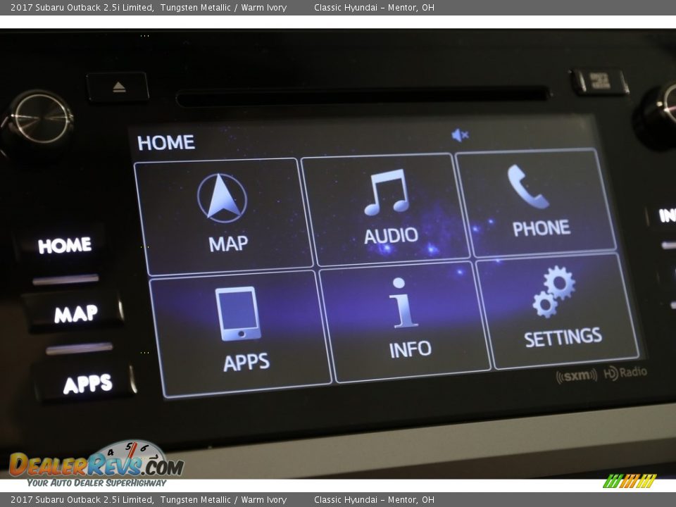 2017 Subaru Outback 2.5i Limited Tungsten Metallic / Warm Ivory Photo #13