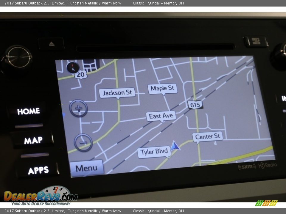 2017 Subaru Outback 2.5i Limited Tungsten Metallic / Warm Ivory Photo #14