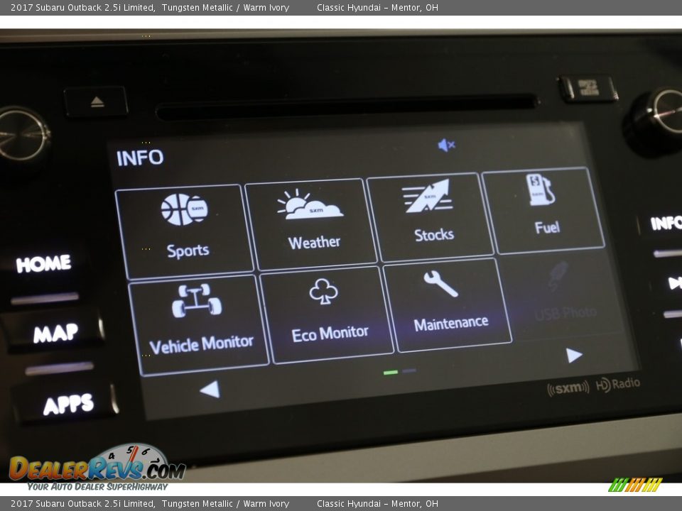 2017 Subaru Outback 2.5i Limited Tungsten Metallic / Warm Ivory Photo #17