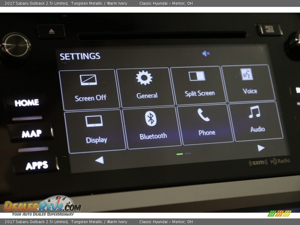 2017 Subaru Outback 2.5i Limited Tungsten Metallic / Warm Ivory Photo #18