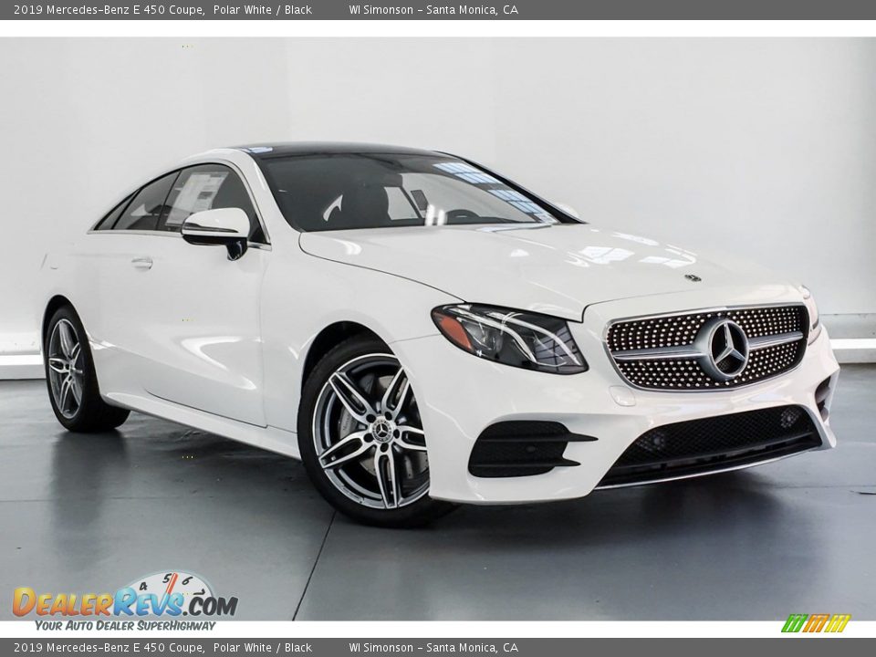 2019 Mercedes-Benz E 450 Coupe Polar White / Black Photo #12