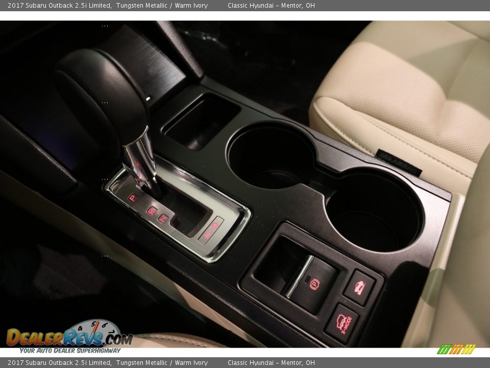 2017 Subaru Outback 2.5i Limited Tungsten Metallic / Warm Ivory Photo #19