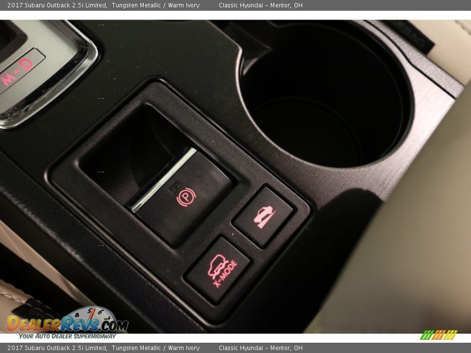 2017 Subaru Outback 2.5i Limited Tungsten Metallic / Warm Ivory Photo #20