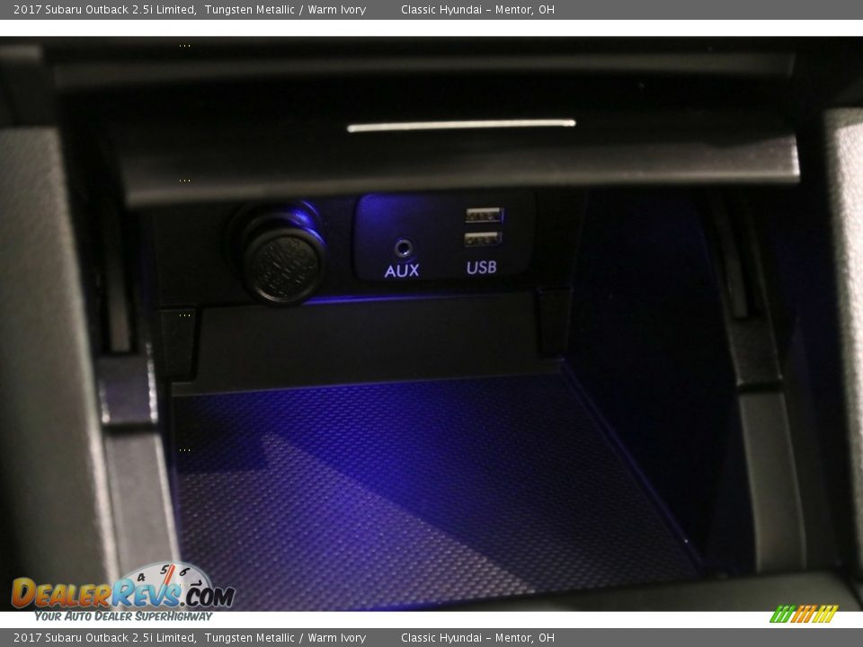 2017 Subaru Outback 2.5i Limited Tungsten Metallic / Warm Ivory Photo #21