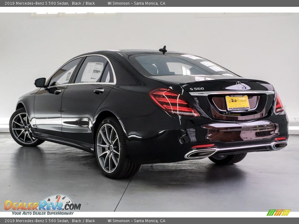 2019 Mercedes-Benz S 560 Sedan Black / Black Photo #2