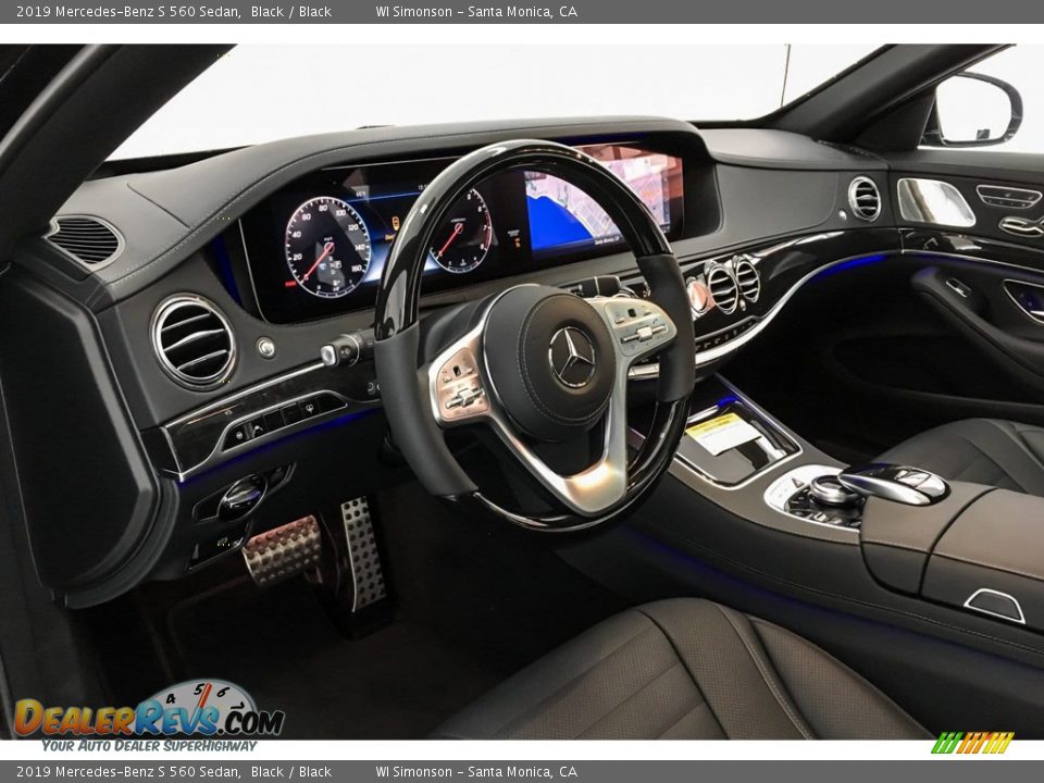 2019 Mercedes-Benz S 560 Sedan Black / Black Photo #4
