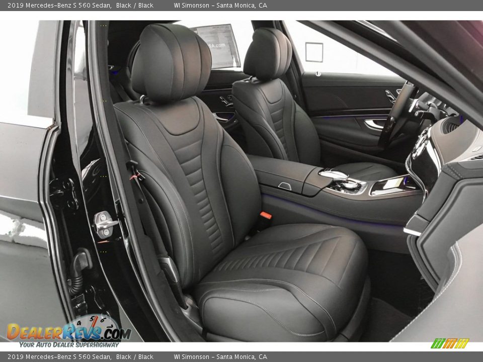 2019 Mercedes-Benz S 560 Sedan Black / Black Photo #5