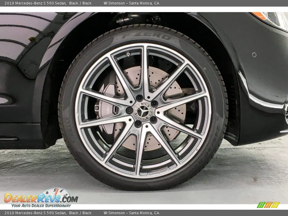 2019 Mercedes-Benz S 560 Sedan Black / Black Photo #9