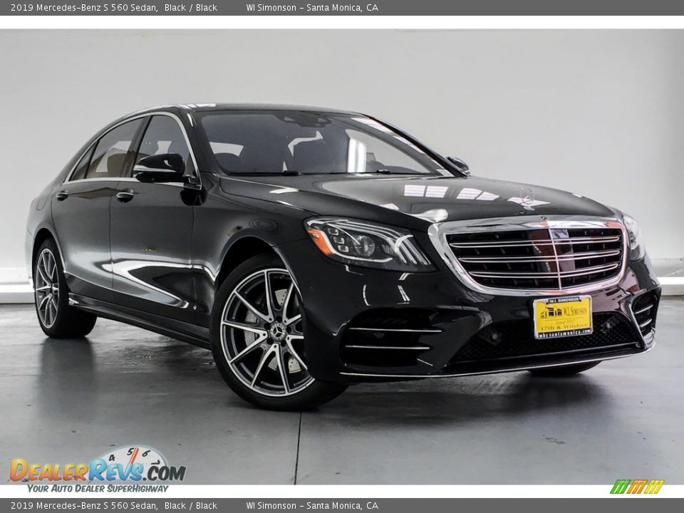 2019 Mercedes-Benz S 560 Sedan Black / Black Photo #12