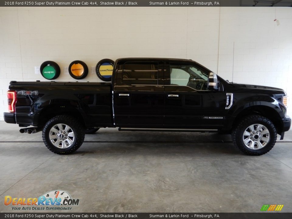 2018 Ford F250 Super Duty Platinum Crew Cab 4x4 Shadow Black / Black Photo #3
