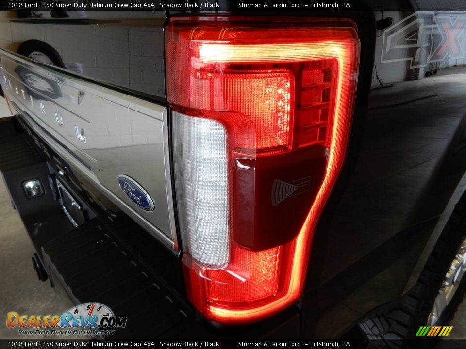 2018 Ford F250 Super Duty Platinum Crew Cab 4x4 Shadow Black / Black Photo #5