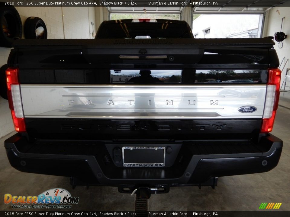 2018 Ford F250 Super Duty Platinum Crew Cab 4x4 Shadow Black / Black Photo #6