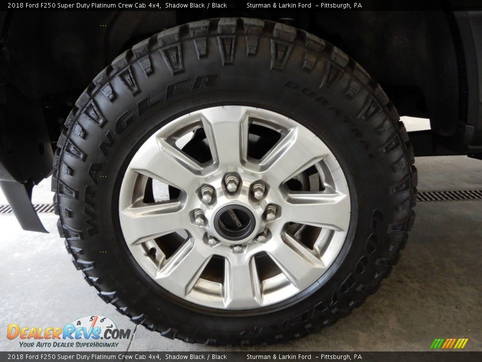 2018 Ford F250 Super Duty Platinum Crew Cab 4x4 Shadow Black / Black Photo #13