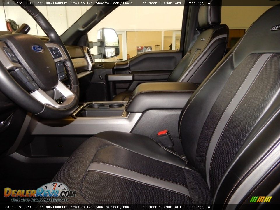 2018 Ford F250 Super Duty Platinum Crew Cab 4x4 Shadow Black / Black Photo #15