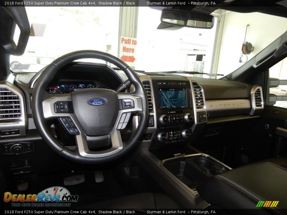 2018 Ford F250 Super Duty Platinum Crew Cab 4x4 Shadow Black / Black Photo #17