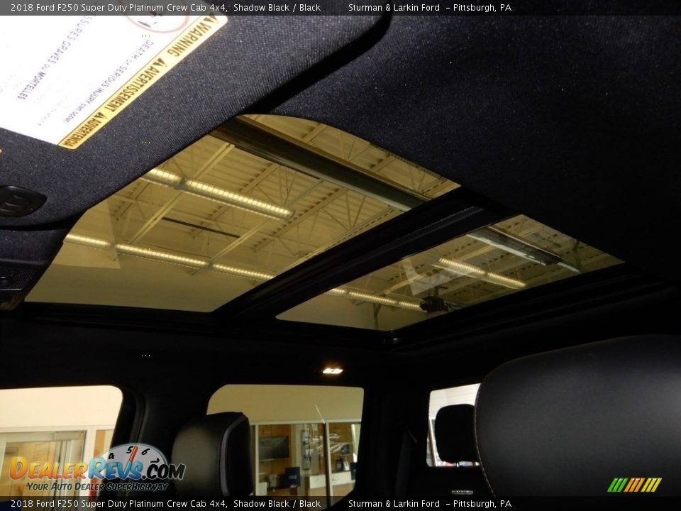 2018 Ford F250 Super Duty Platinum Crew Cab 4x4 Shadow Black / Black Photo #21