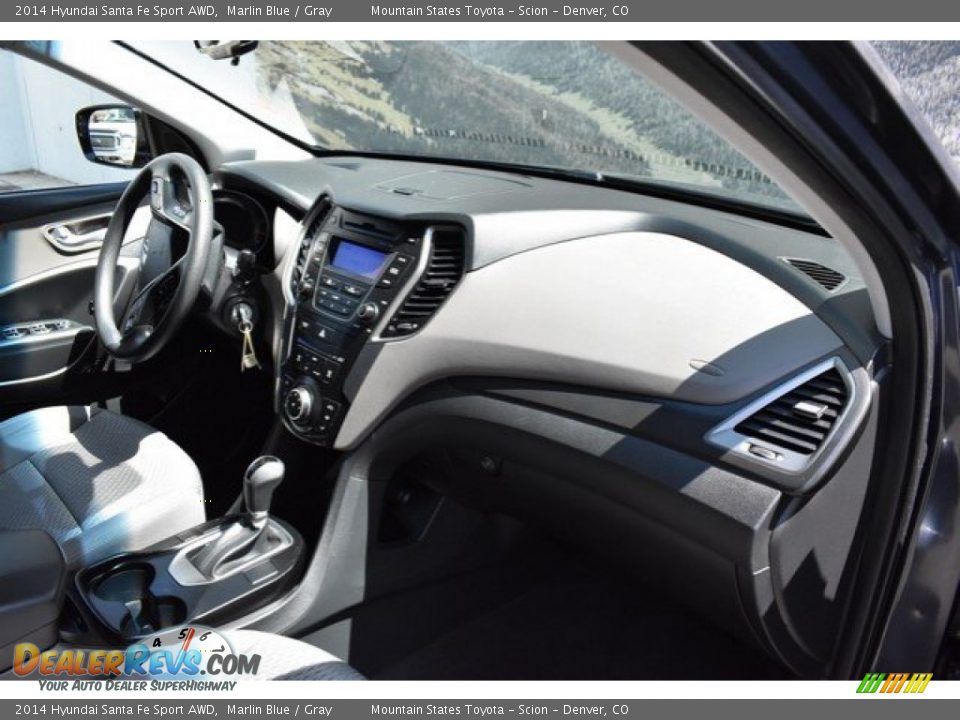 2014 Hyundai Santa Fe Sport AWD Marlin Blue / Gray Photo #16