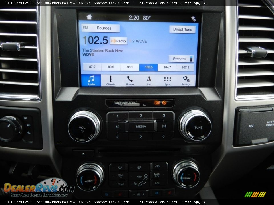 2018 Ford F250 Super Duty Platinum Crew Cab 4x4 Shadow Black / Black Photo #24