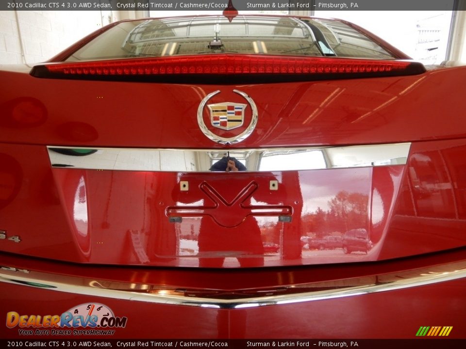 2010 Cadillac CTS 4 3.0 AWD Sedan Crystal Red Tintcoat / Cashmere/Cocoa Photo #7