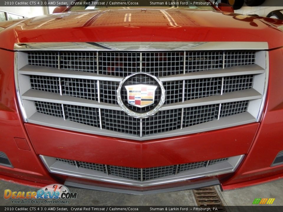2010 Cadillac CTS 4 3.0 AWD Sedan Crystal Red Tintcoat / Cashmere/Cocoa Photo #11