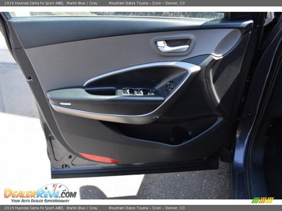 2014 Hyundai Santa Fe Sport AWD Marlin Blue / Gray Photo #24
