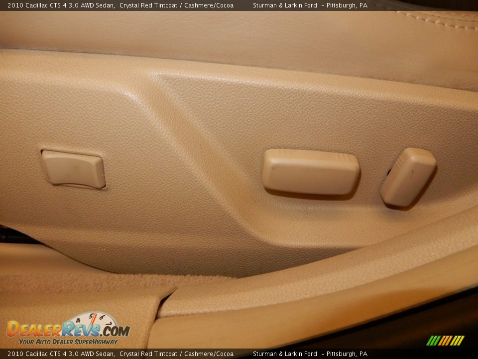2010 Cadillac CTS 4 3.0 AWD Sedan Crystal Red Tintcoat / Cashmere/Cocoa Photo #20
