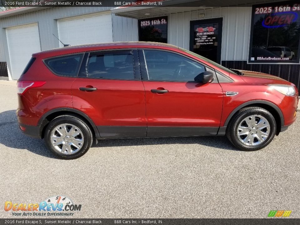 2016 Ford Escape S Sunset Metallic / Charcoal Black Photo #10
