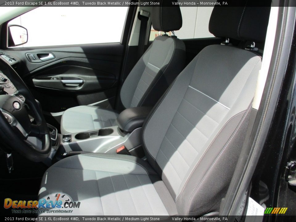 2013 Ford Escape SE 1.6L EcoBoost 4WD Tuxedo Black Metallic / Medium Light Stone Photo #12