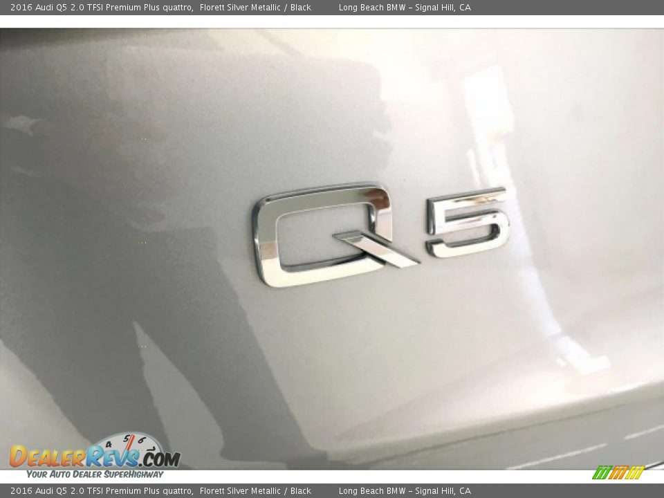 2016 Audi Q5 2.0 TFSI Premium Plus quattro Florett Silver Metallic / Black Photo #7