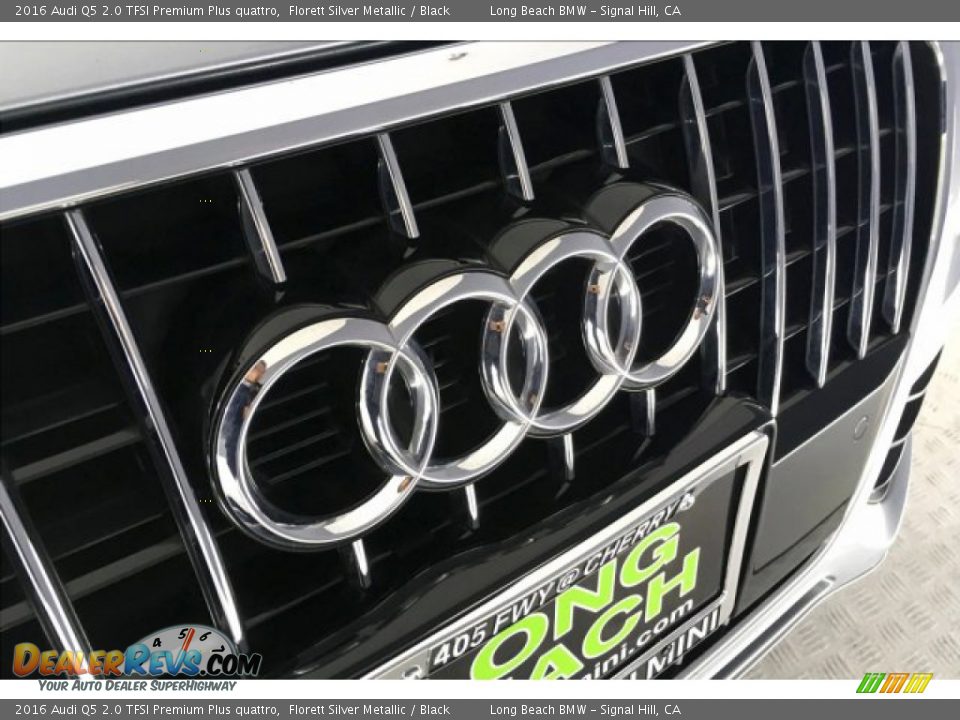2016 Audi Q5 2.0 TFSI Premium Plus quattro Florett Silver Metallic / Black Photo #29