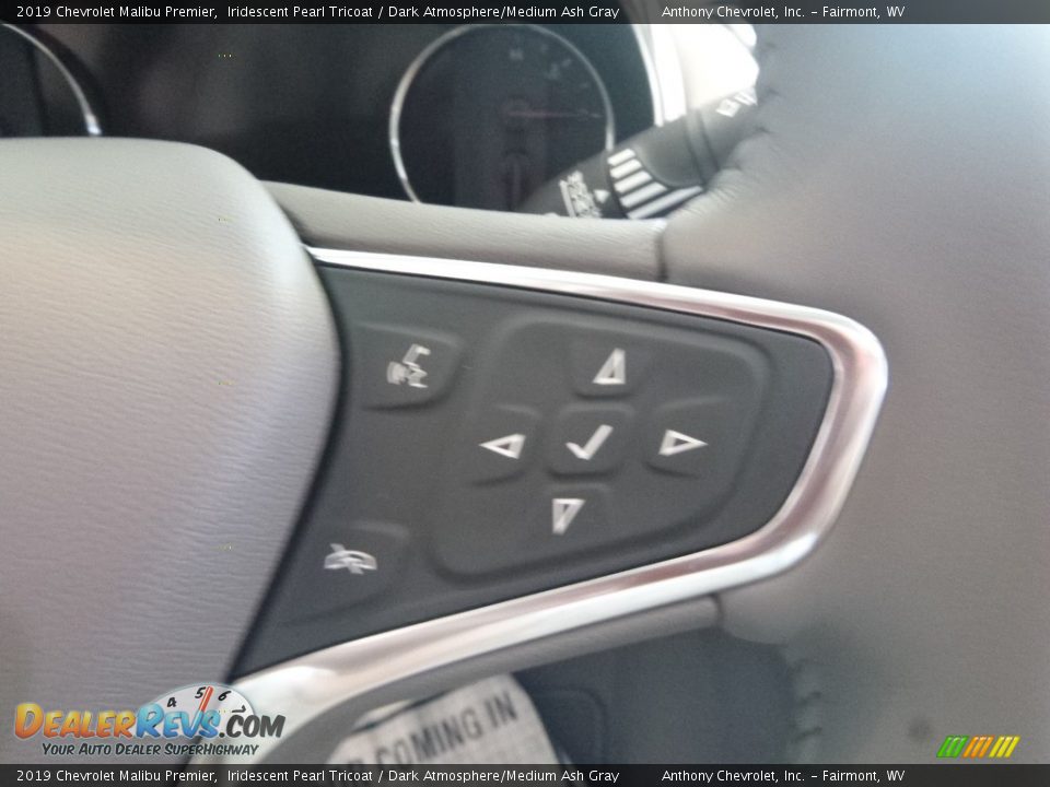 2019 Chevrolet Malibu Premier Iridescent Pearl Tricoat / Dark Atmosphere/Medium Ash Gray Photo #17
