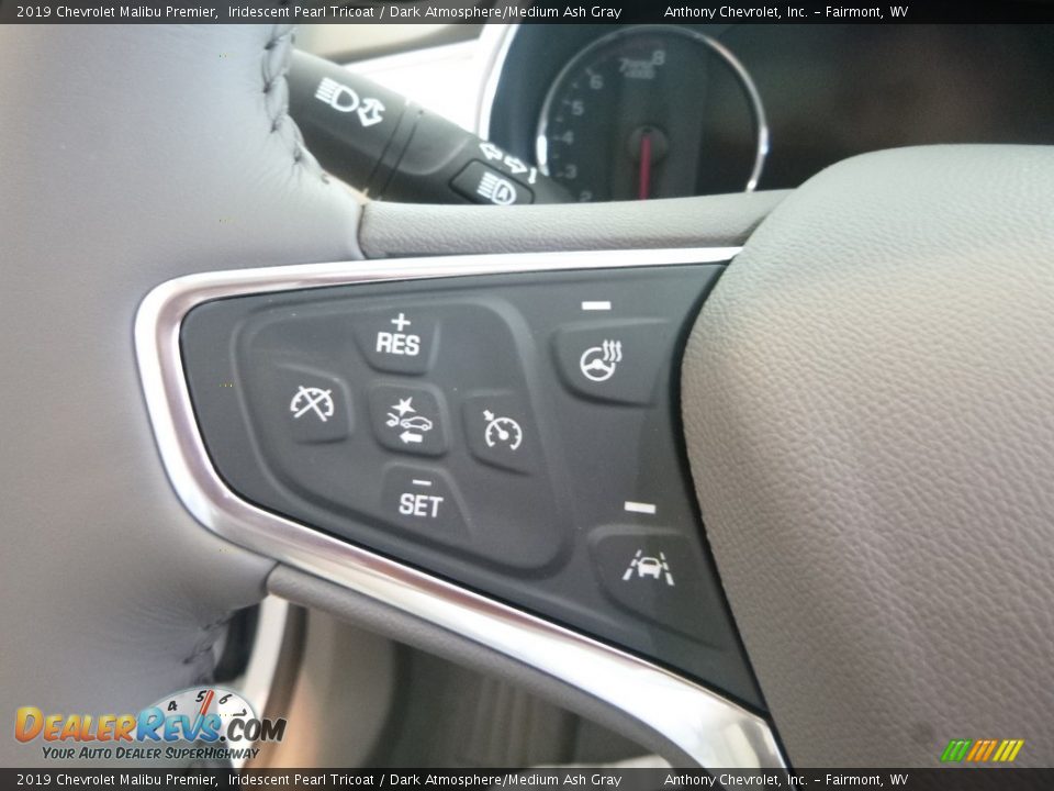 2019 Chevrolet Malibu Premier Iridescent Pearl Tricoat / Dark Atmosphere/Medium Ash Gray Photo #18