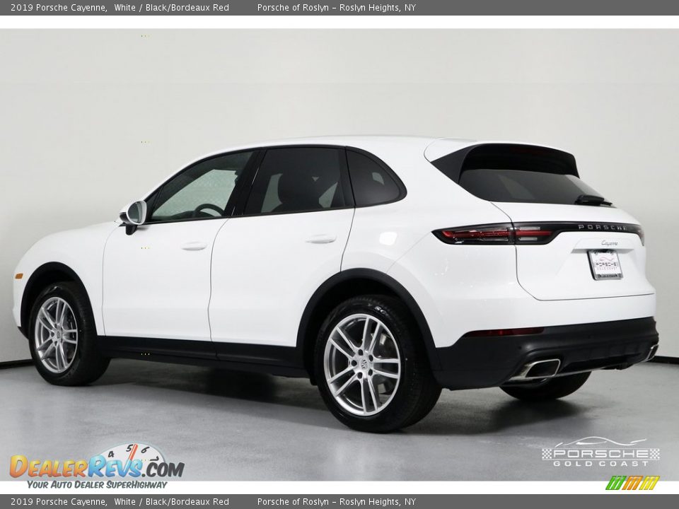 2019 Porsche Cayenne White / Black/Bordeaux Red Photo #4