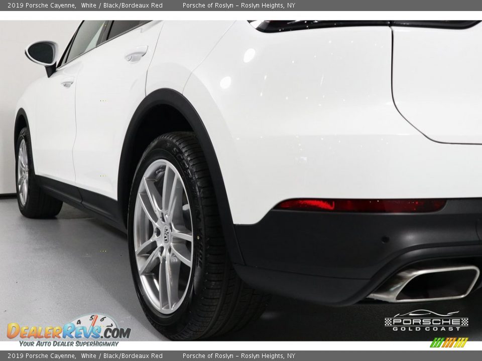 2019 Porsche Cayenne White / Black/Bordeaux Red Photo #5