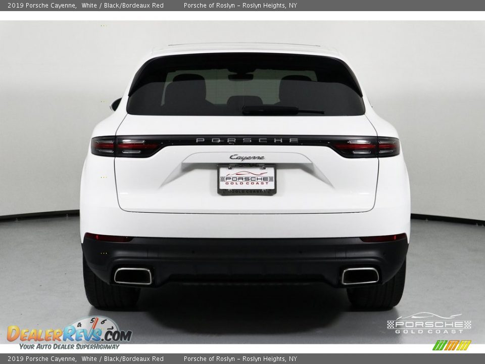 2019 Porsche Cayenne White / Black/Bordeaux Red Photo #6