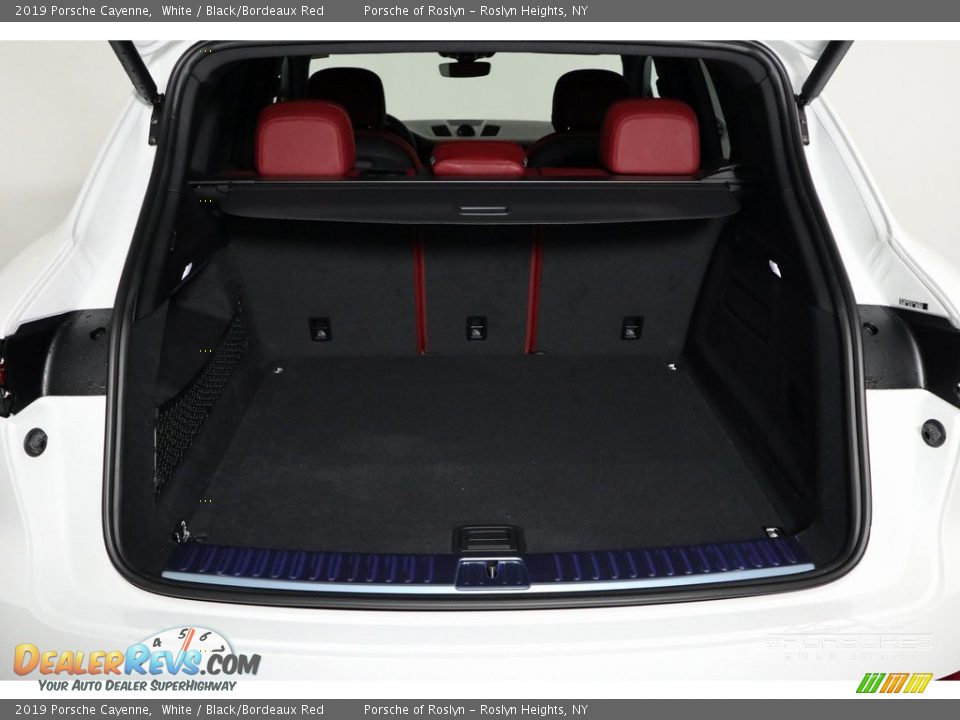 2019 Porsche Cayenne White / Black/Bordeaux Red Photo #8