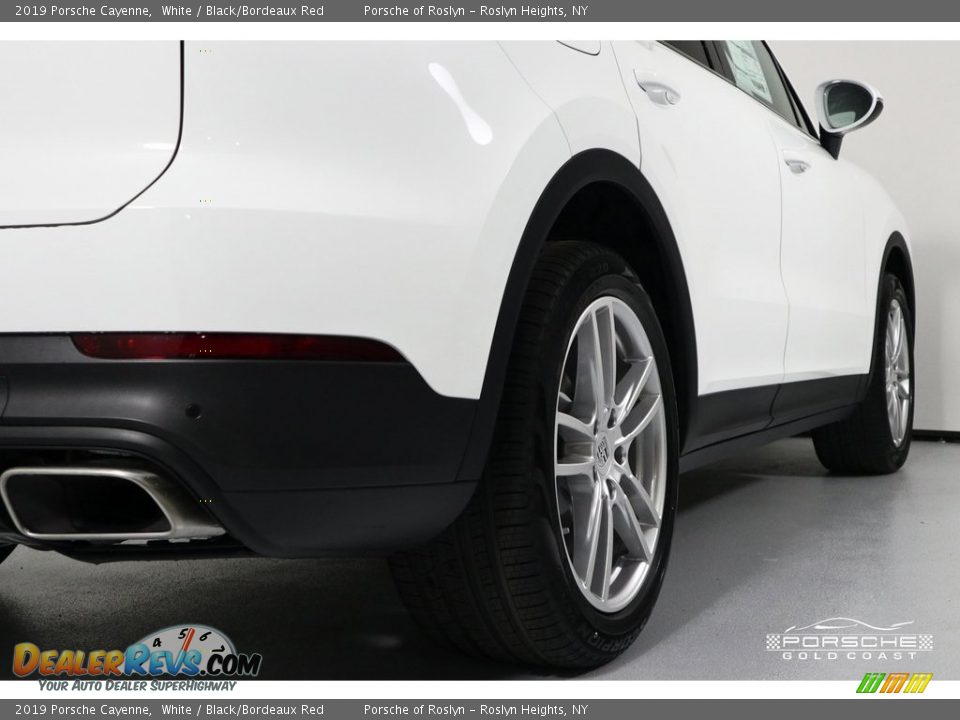 2019 Porsche Cayenne White / Black/Bordeaux Red Photo #10