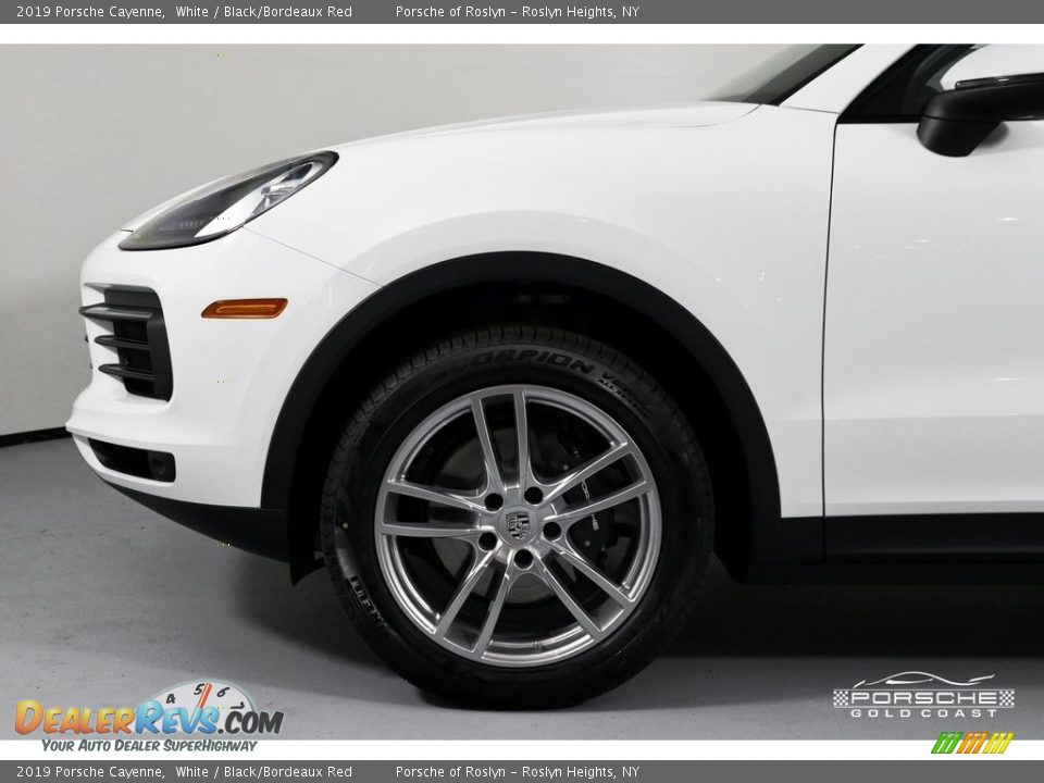 2019 Porsche Cayenne White / Black/Bordeaux Red Photo #11