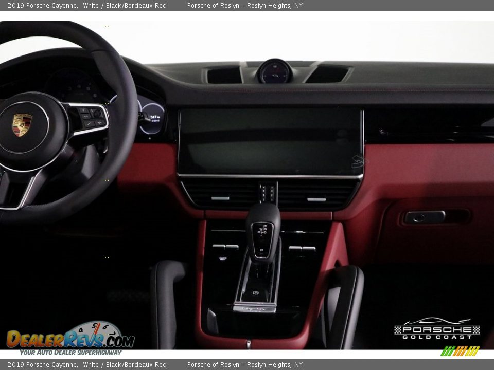 2019 Porsche Cayenne White / Black/Bordeaux Red Photo #17