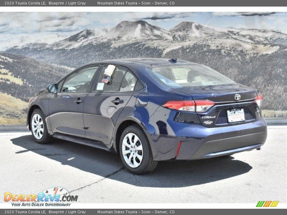 2020 Toyota Corolla LE Blueprint / Light Gray Photo #3