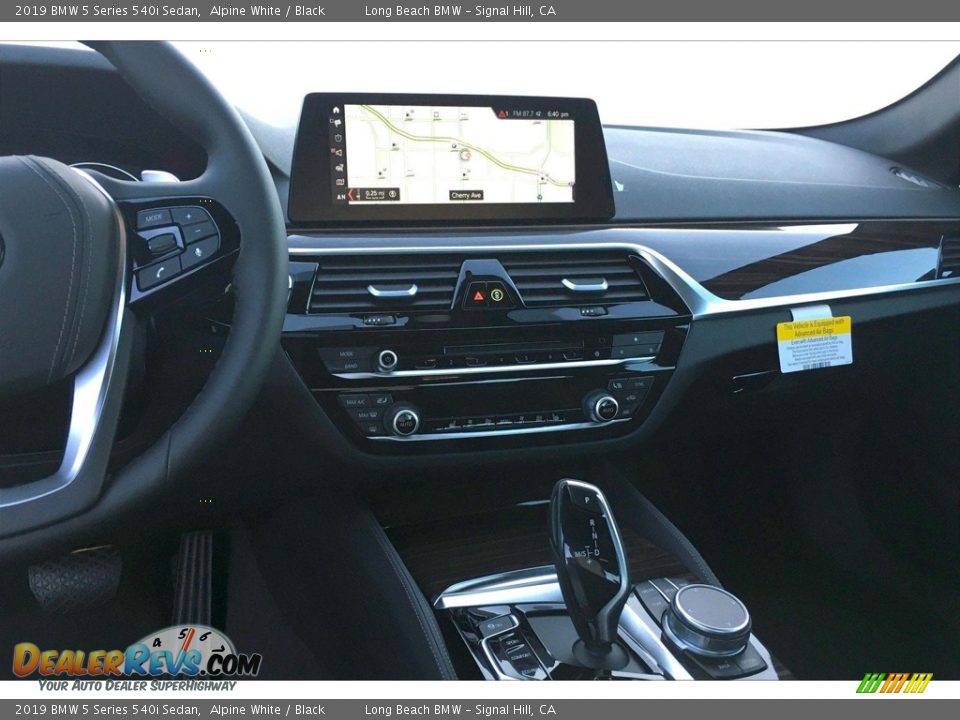 2019 BMW 5 Series 540i Sedan Alpine White / Black Photo #5