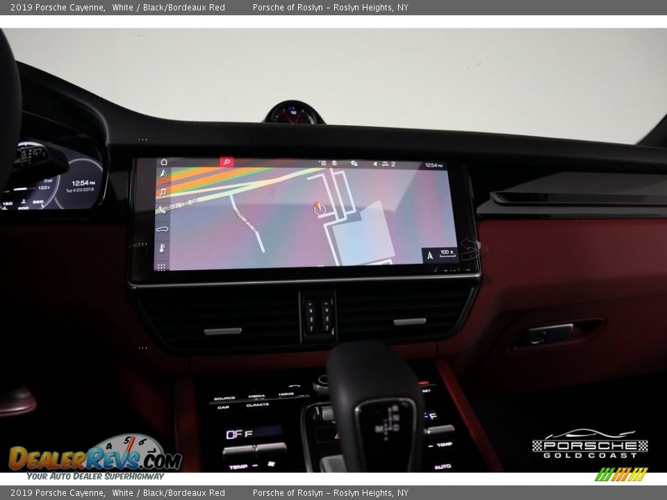2019 Porsche Cayenne White / Black/Bordeaux Red Photo #21