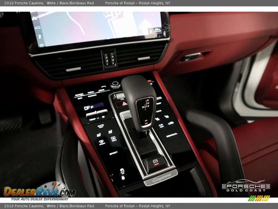 2019 Porsche Cayenne White / Black/Bordeaux Red Photo #22