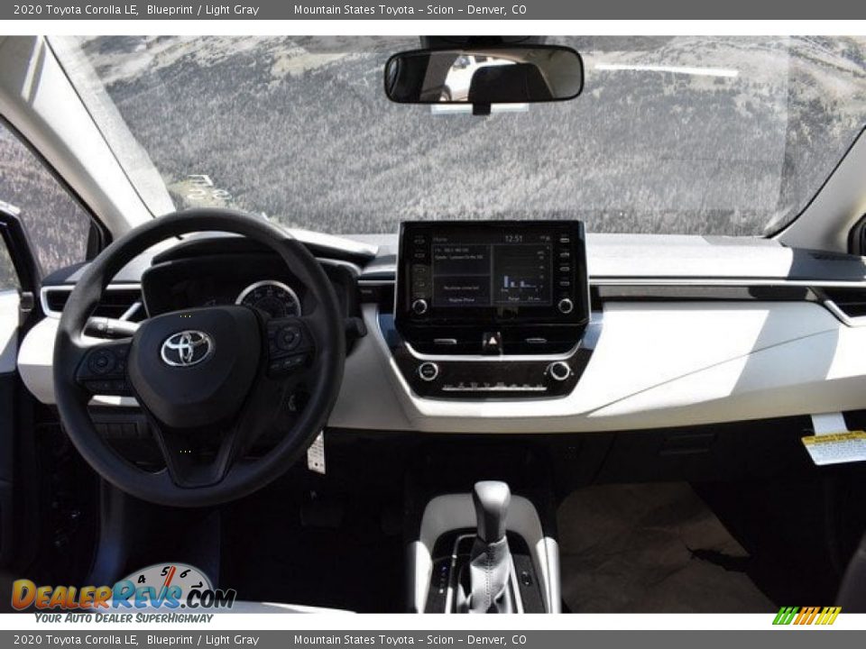 2020 Toyota Corolla LE Blueprint / Light Gray Photo #7