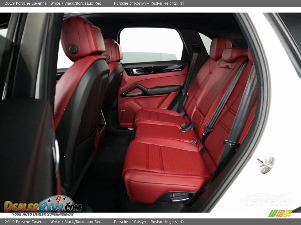2019 Porsche Cayenne White / Black/Bordeaux Red Photo #27